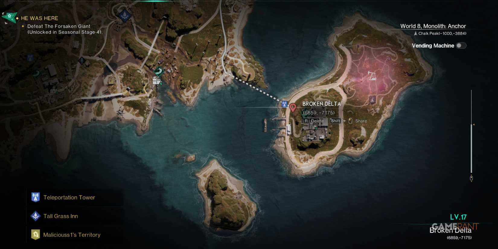 Broken Delta Beach Is A Good Hunting Location In Once Human