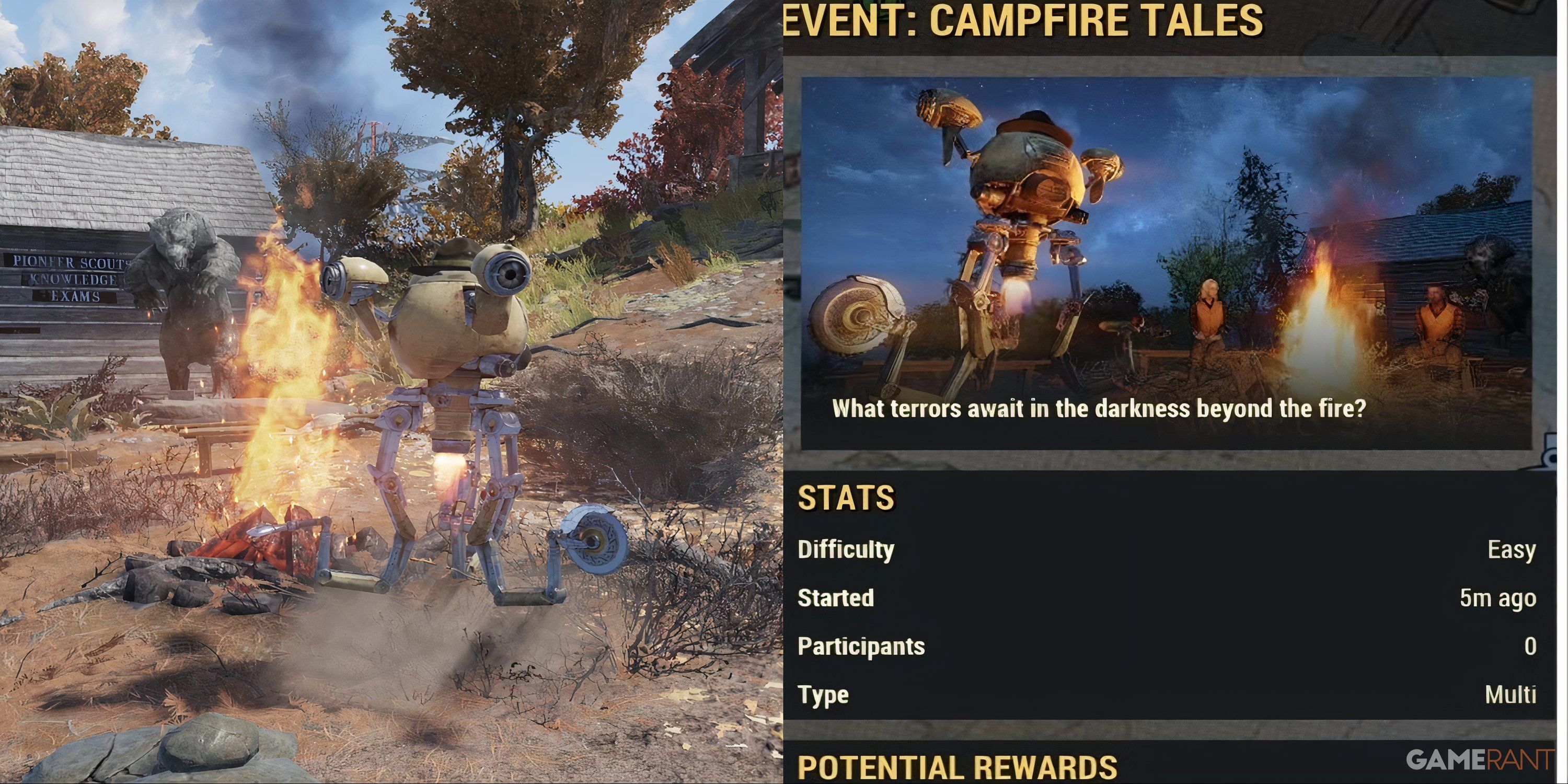 Fallout 76: Руководство по событию Campfire Tales (и почему это стоит сделать)