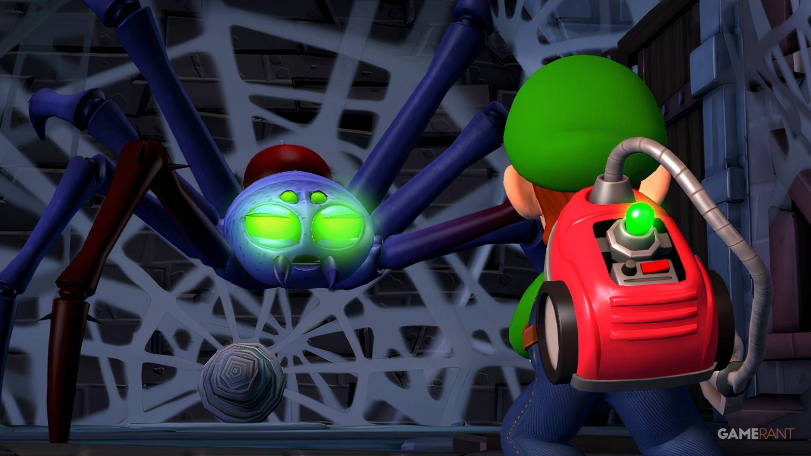 cellar spider luigi's mansion 2