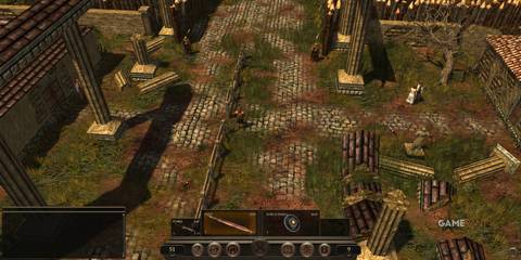 City in The Age of Decadence, showing the isometric perspective and architectural elements