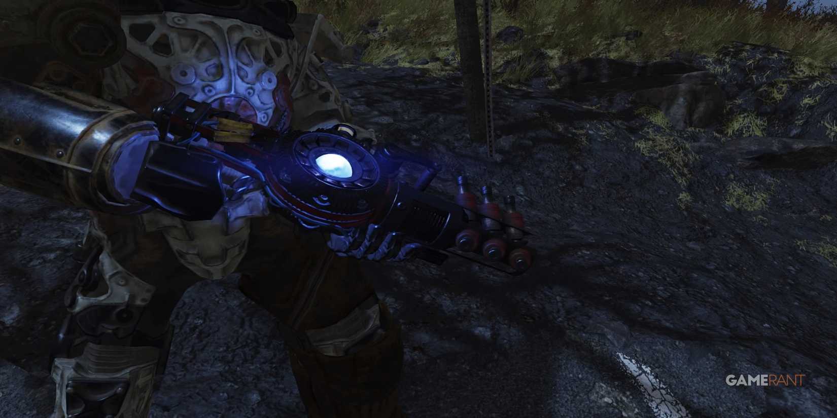 Close Up Of The V63-BERTHA in Fallout 76