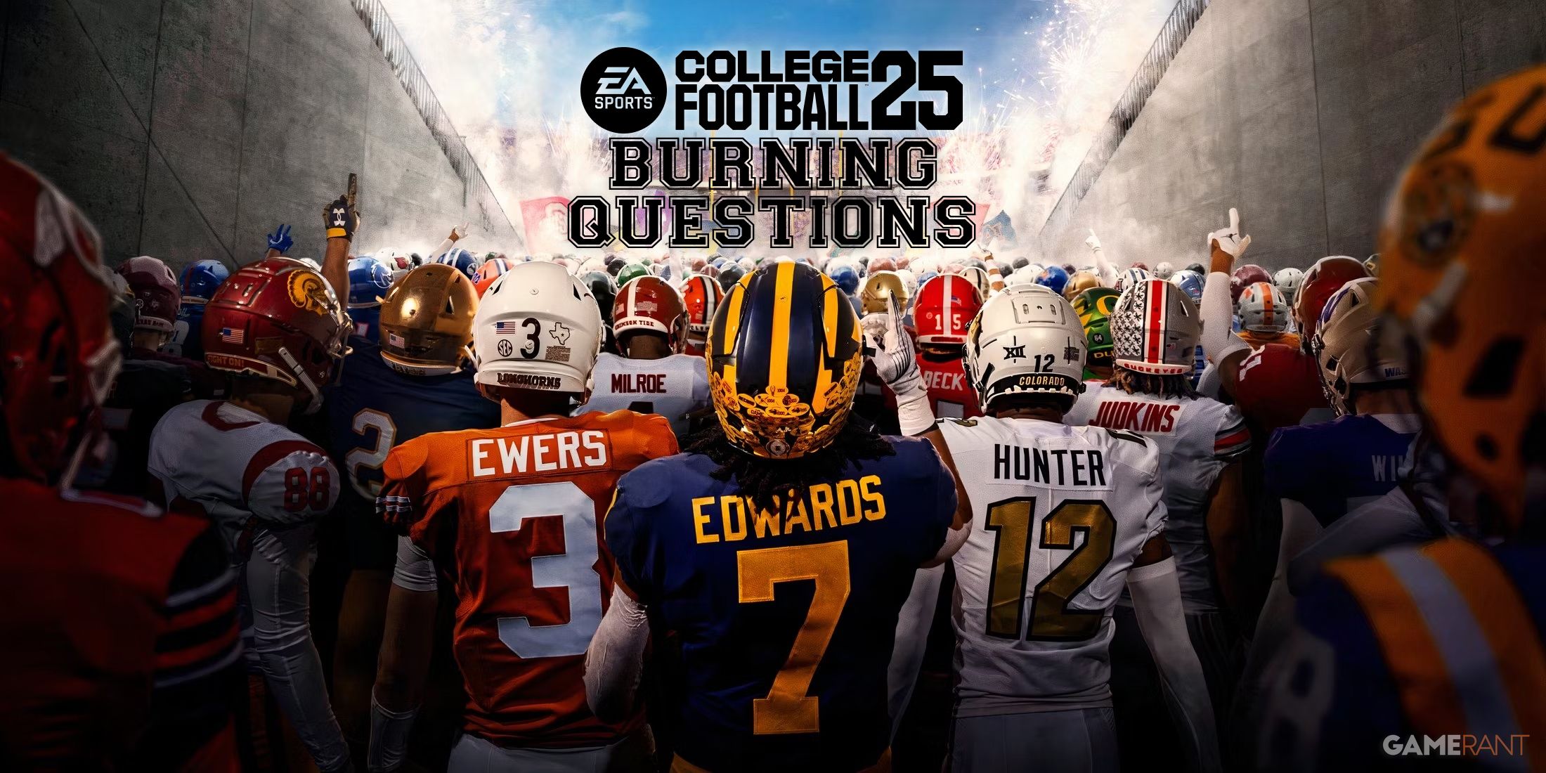 Promotional artwork for College Football 25