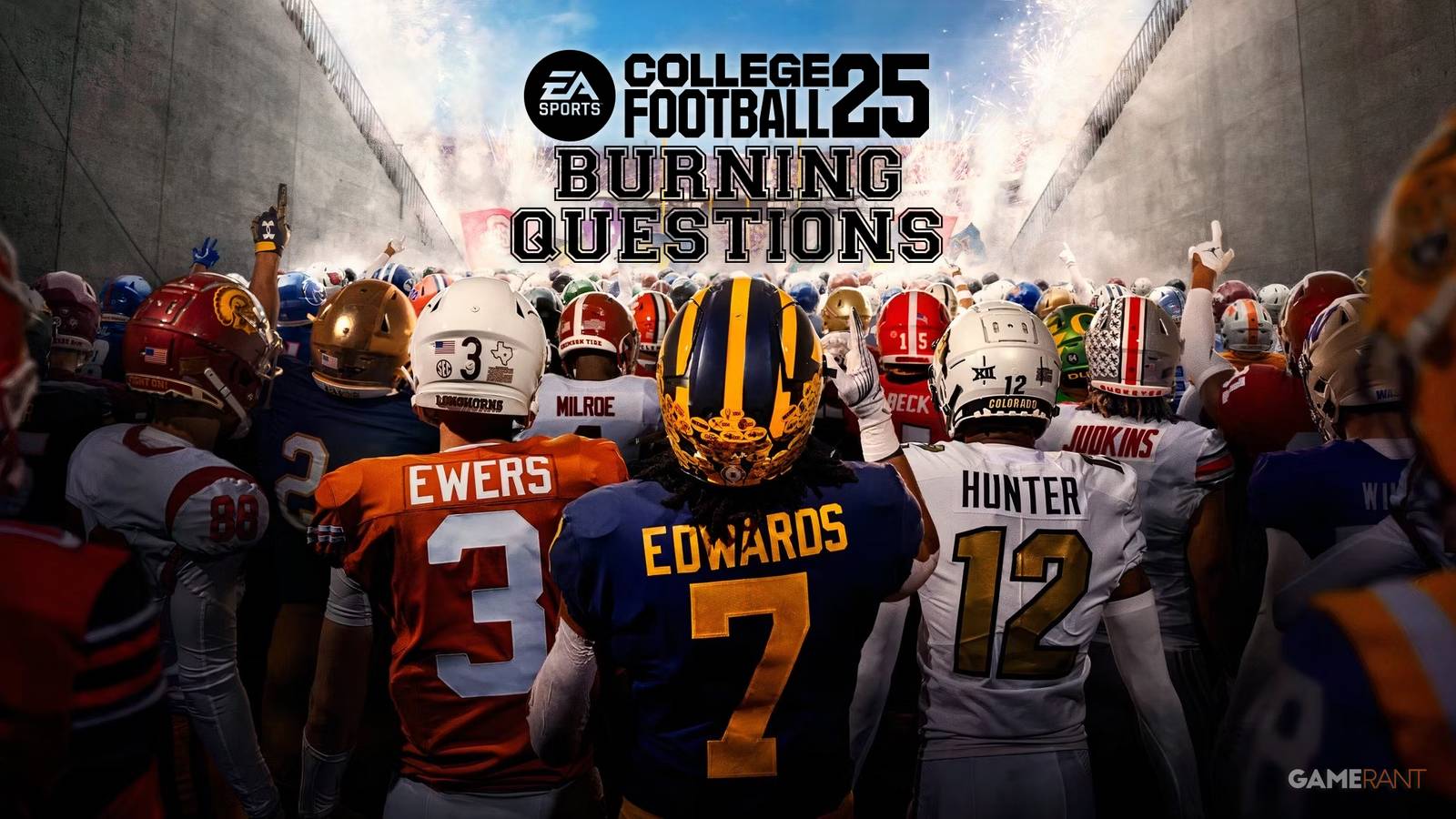 Promotional artwork for College Football 25