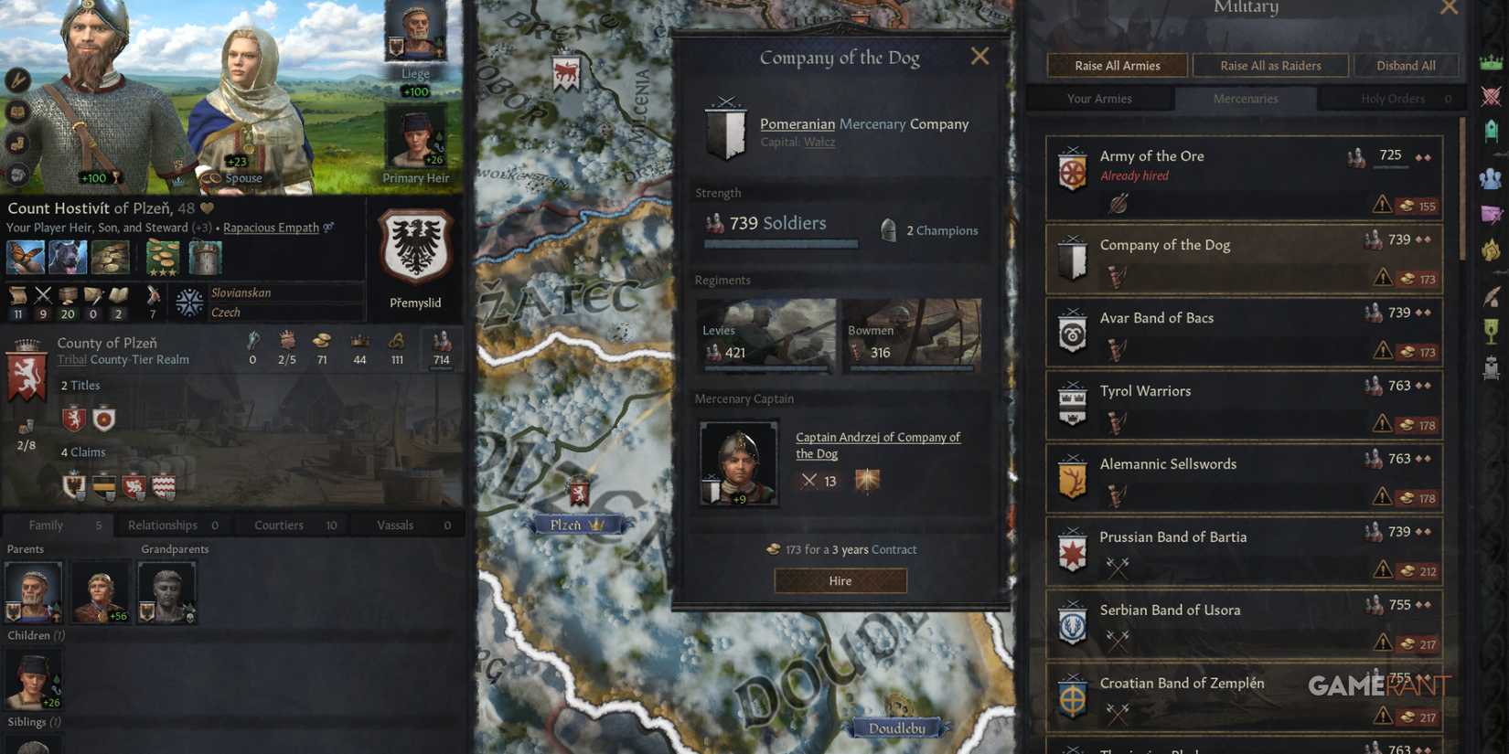 Company of Dogs mercenaries in Crusader Kings 3
