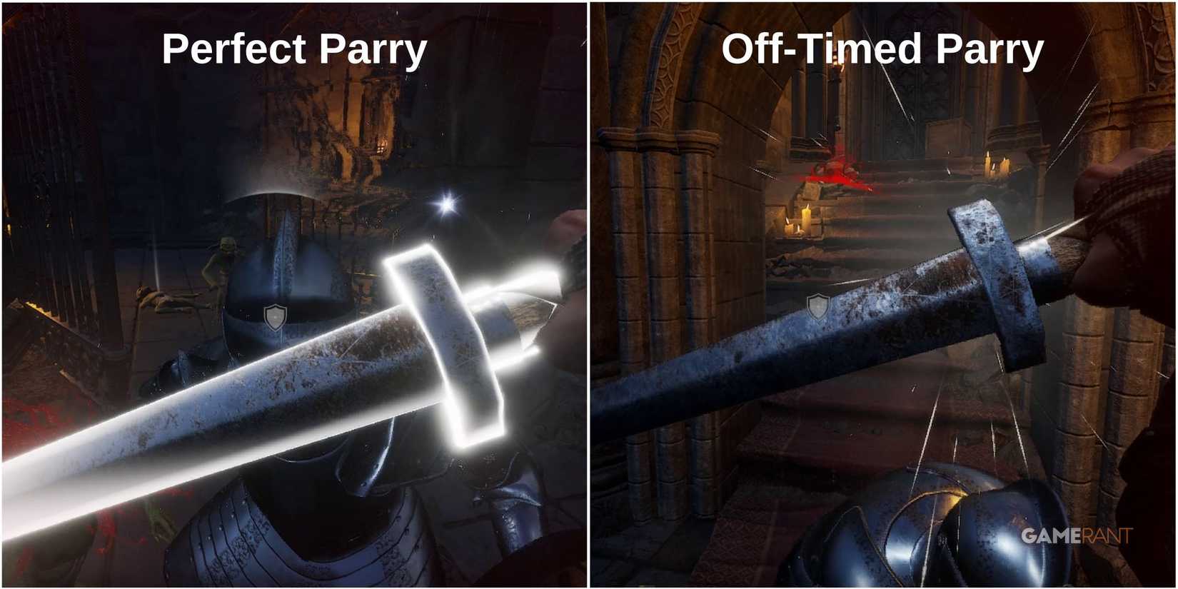 Perfect Parry vs Off-Timed Parry in Dungeonborne