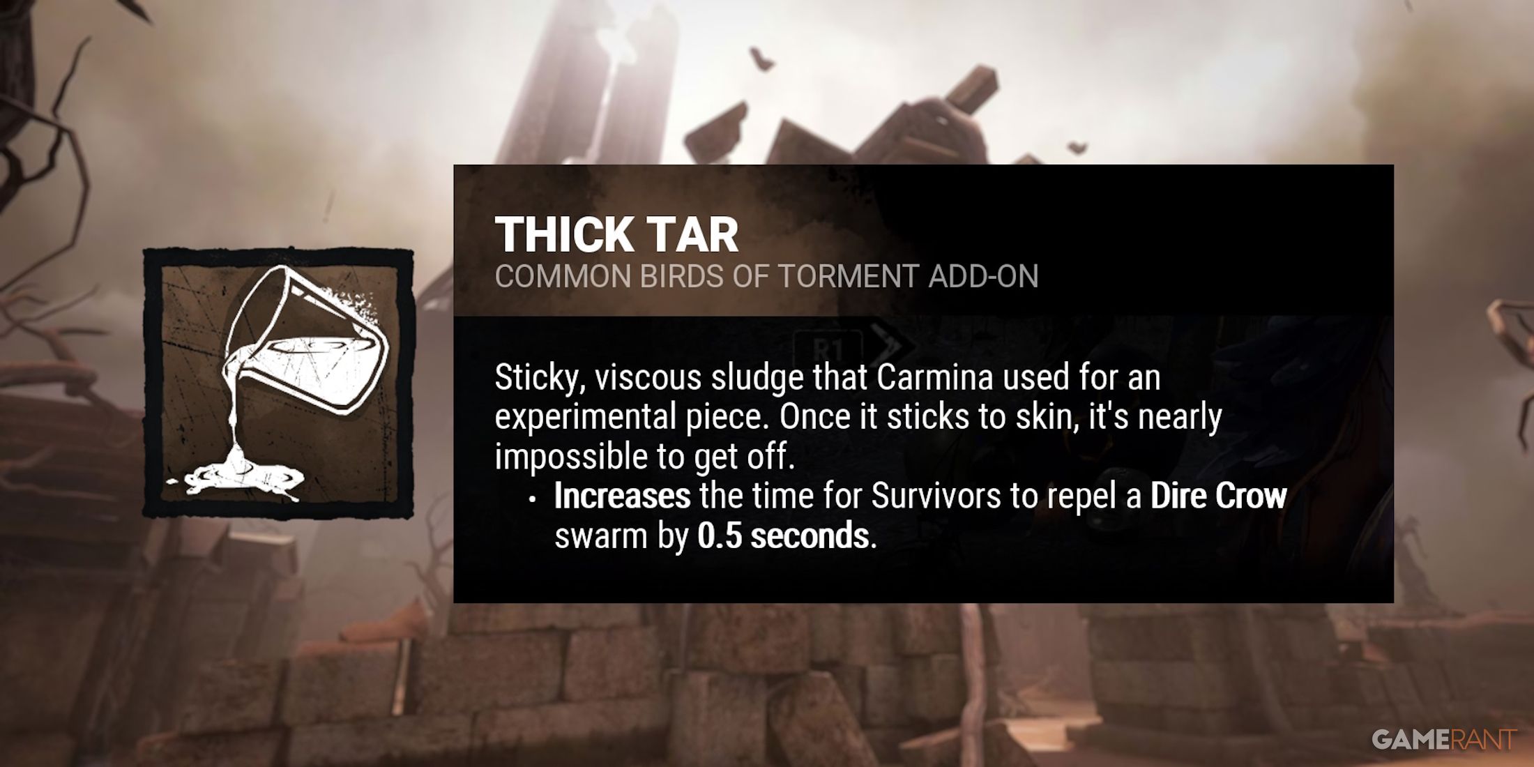 dead by daylight the artist thick tar addon
