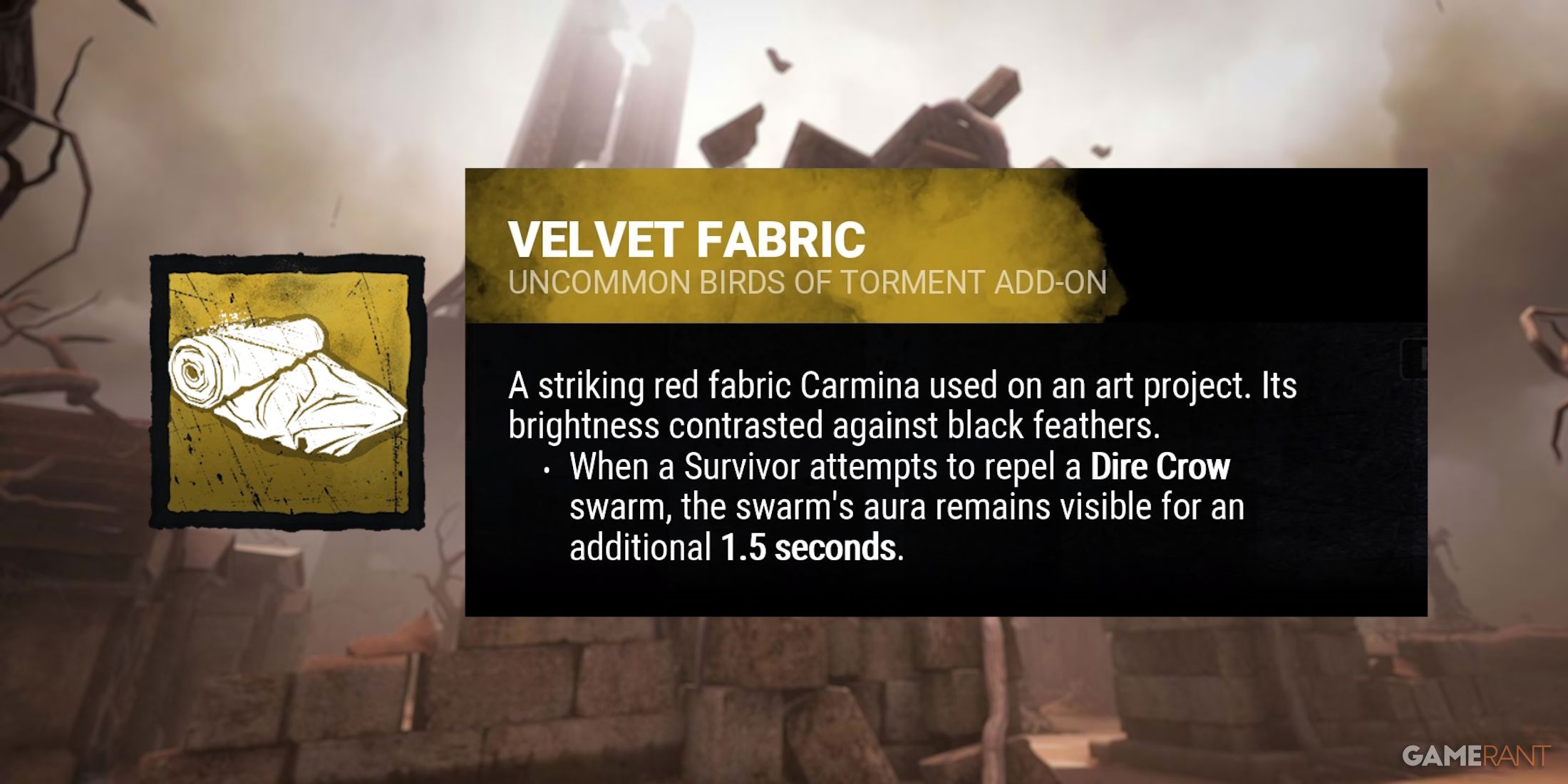 dead by daylight the artist velvet fabric addon