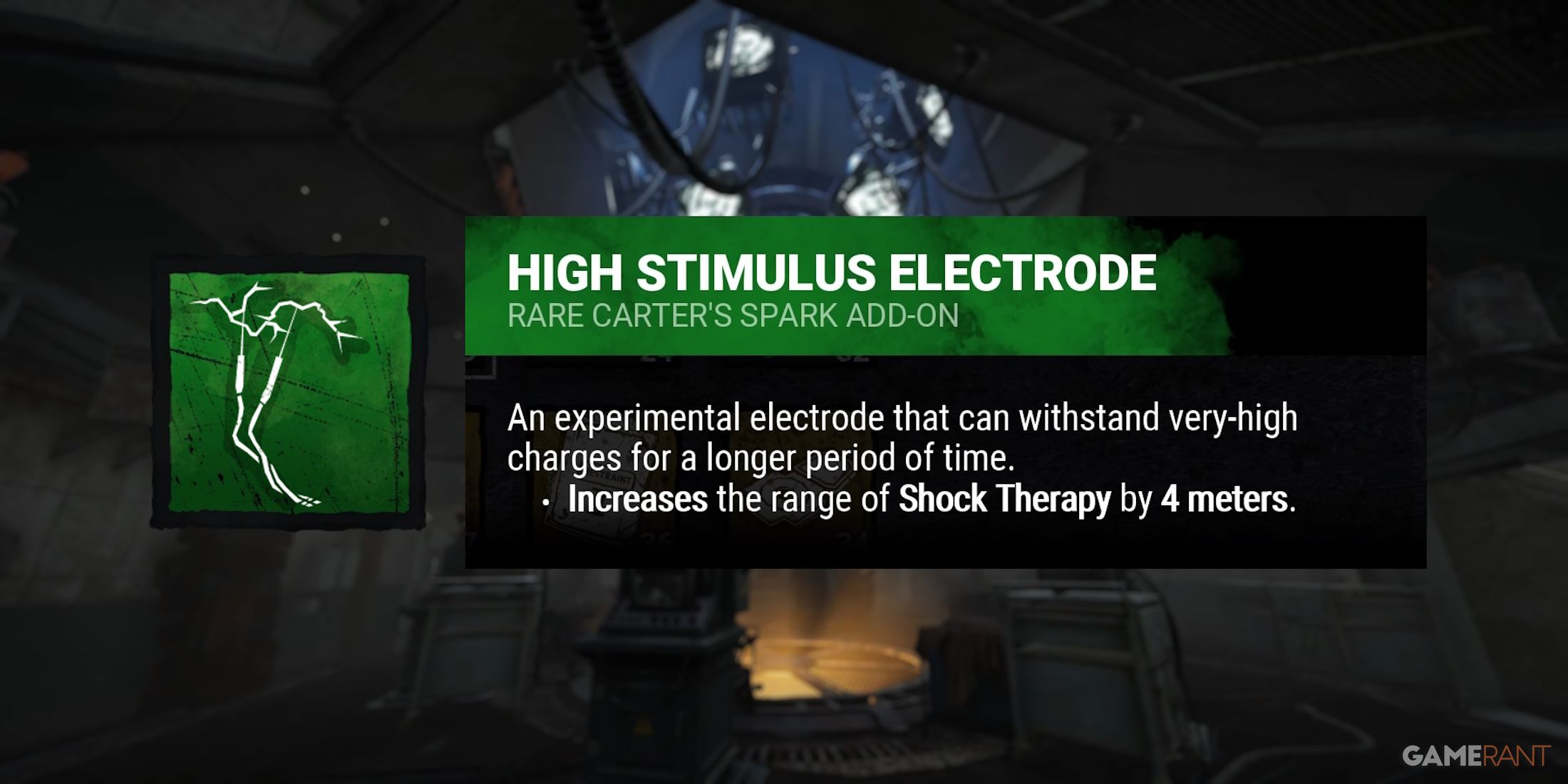 dead by daylight the doctor high stimulus electrode addon