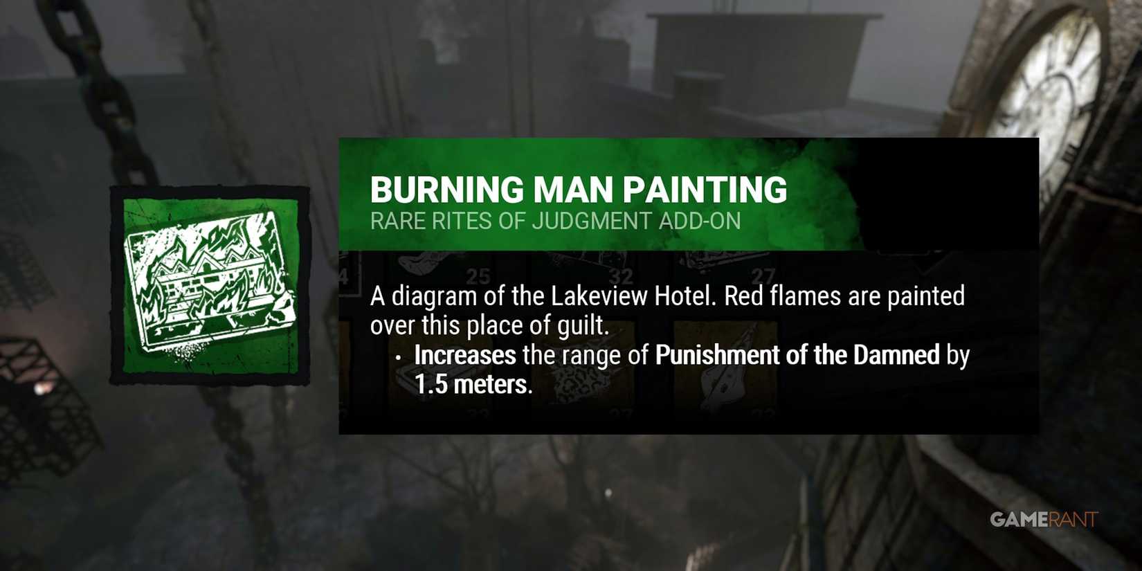dead by daylight the executioner burning man painting add-on