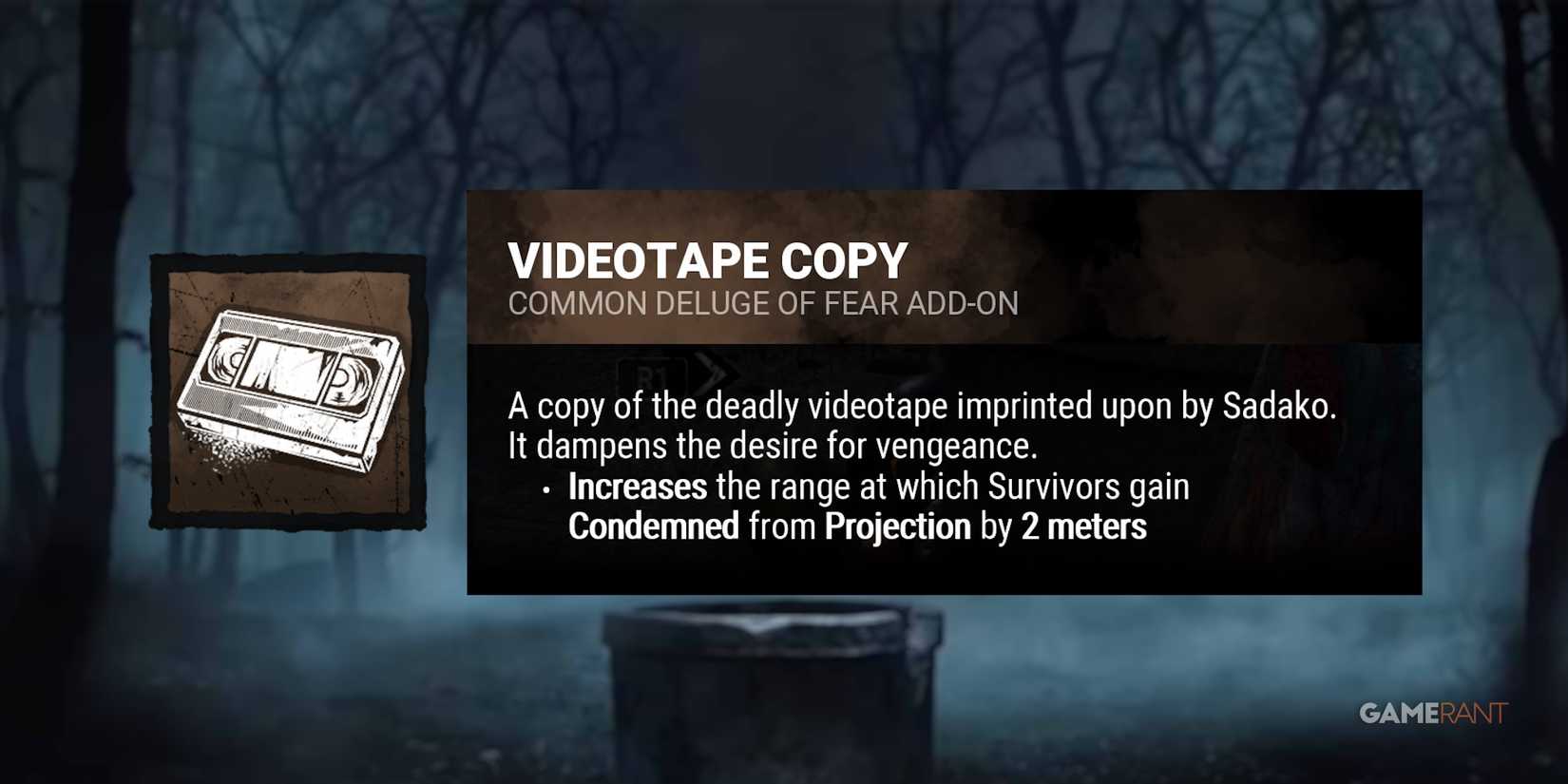 dead by daylight the onryo videotape copy add-on