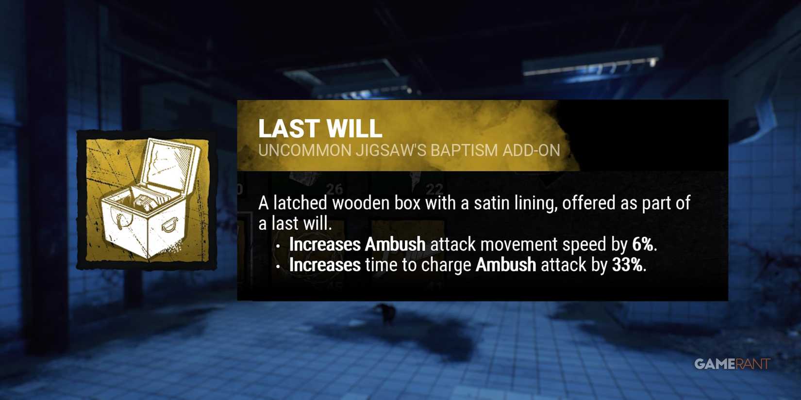 dead by daylight the pig last will addon