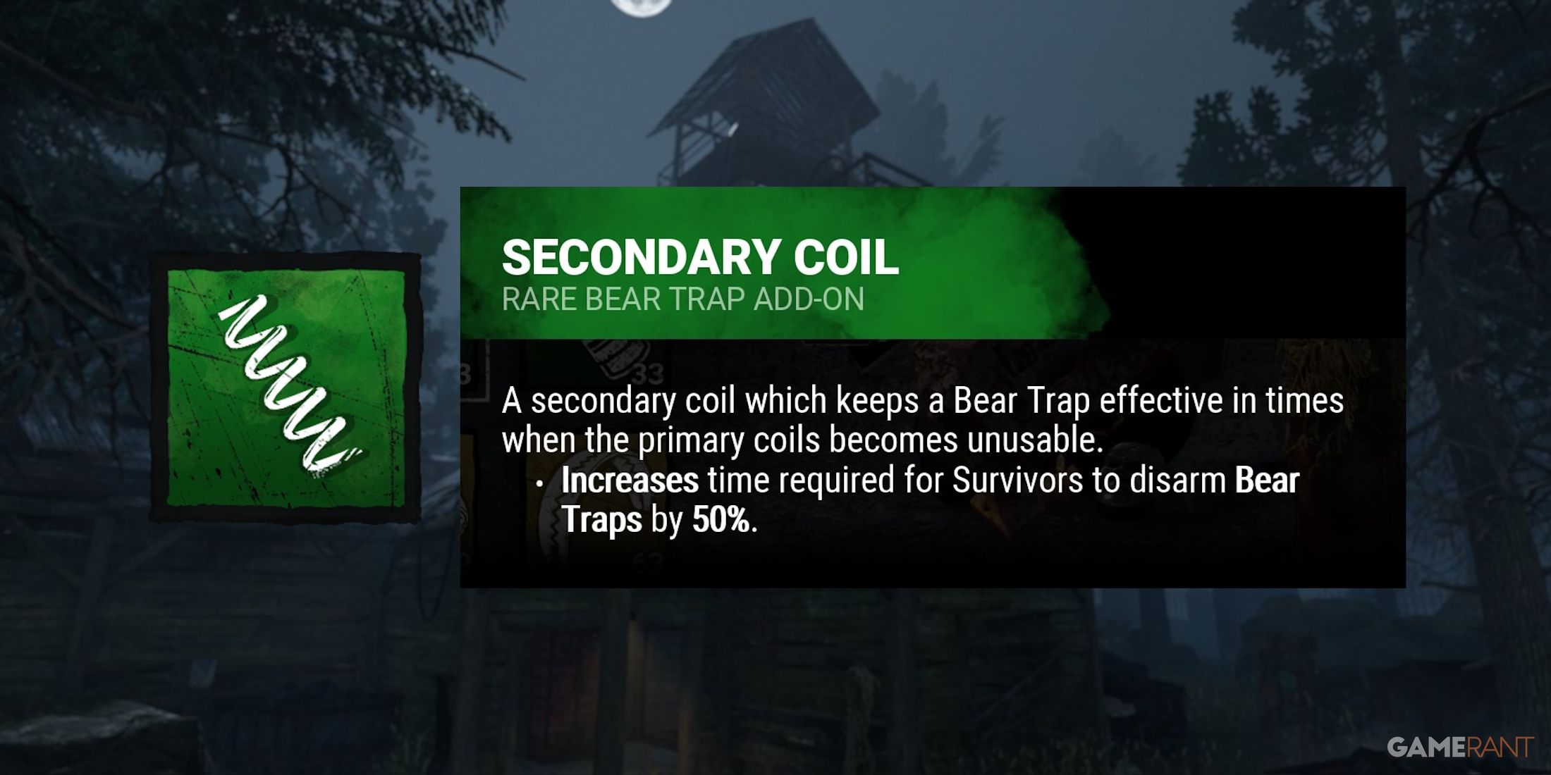 dead by daylight the trapper secondary coil addon