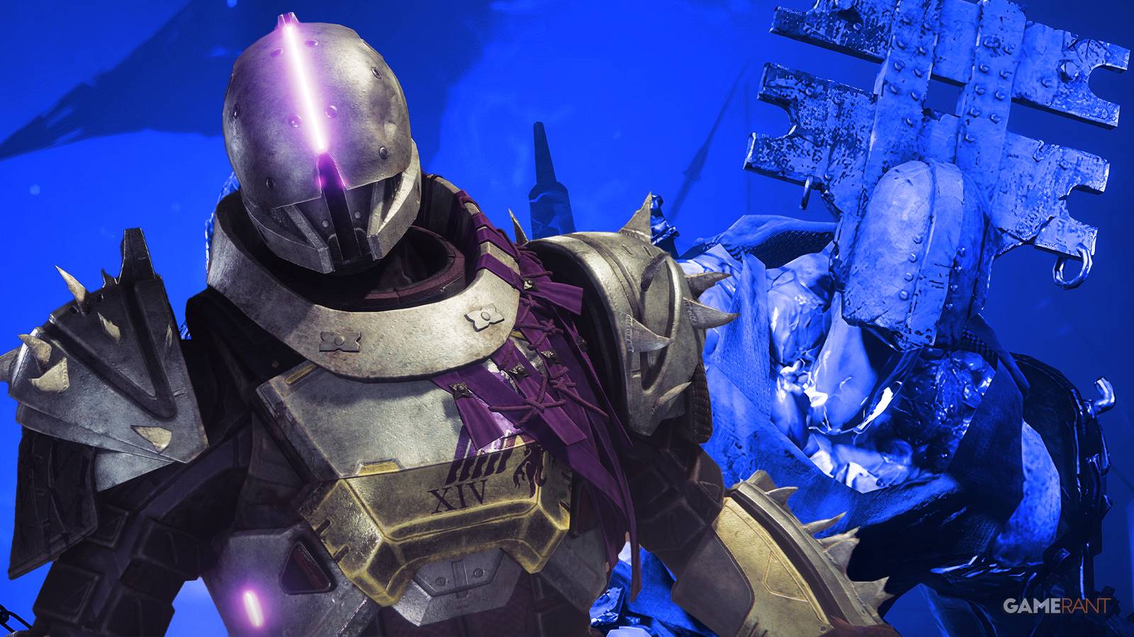 Destiny 2 Saint 14 in front of Fanatic from Revenant episode
