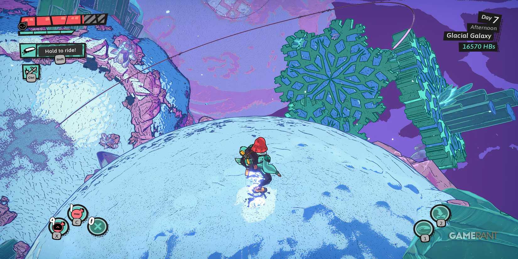 dungeons of hinterberg blue world ice world green crystals