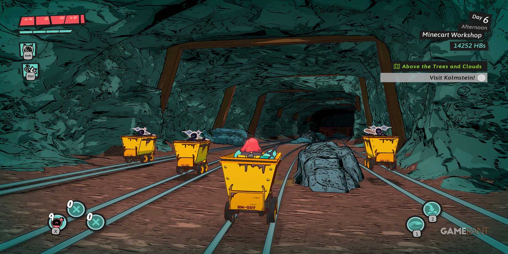 dungeons of hinterberg minecart yellow goblins inky underground