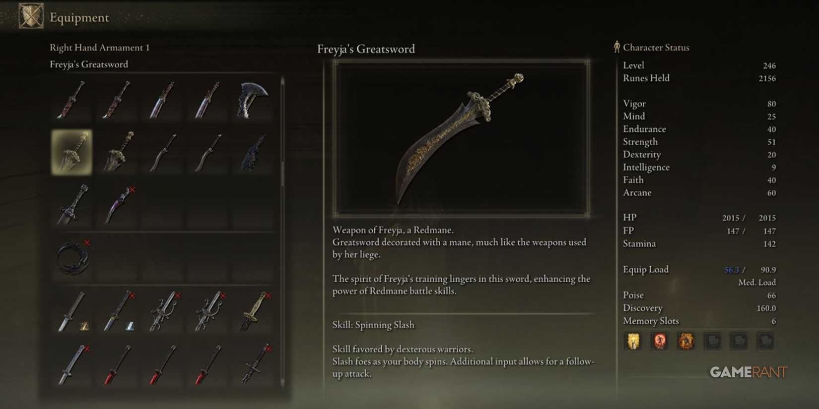 Elden Ring - Freyja's Greatsword