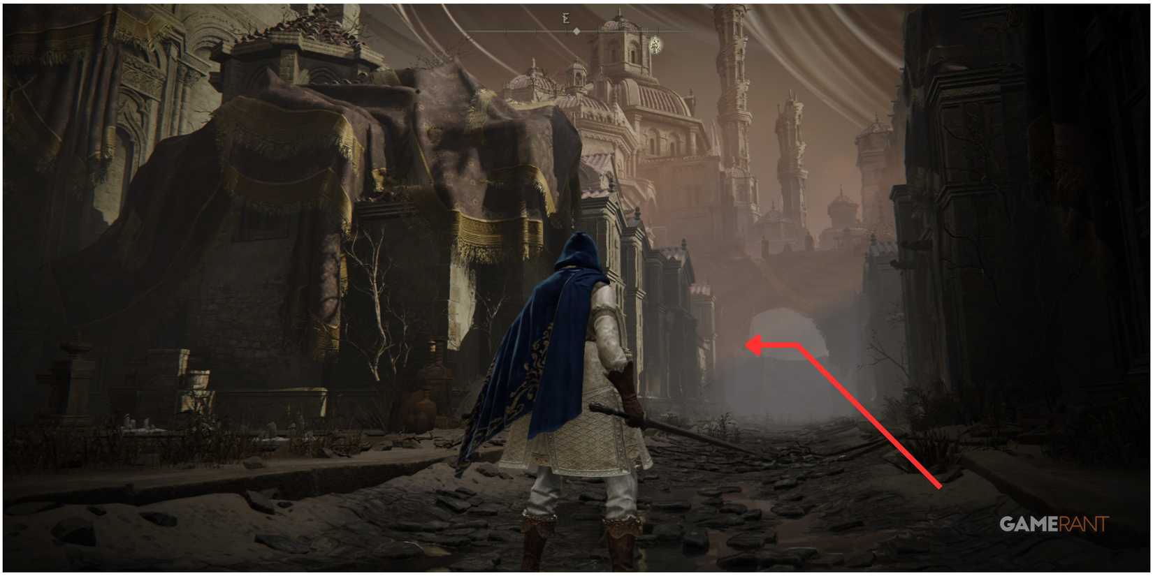 Elden Ring - Shadow of the Erdtree - Belurat, Tower Settlement - Path To Small Private Altar Site of Grace