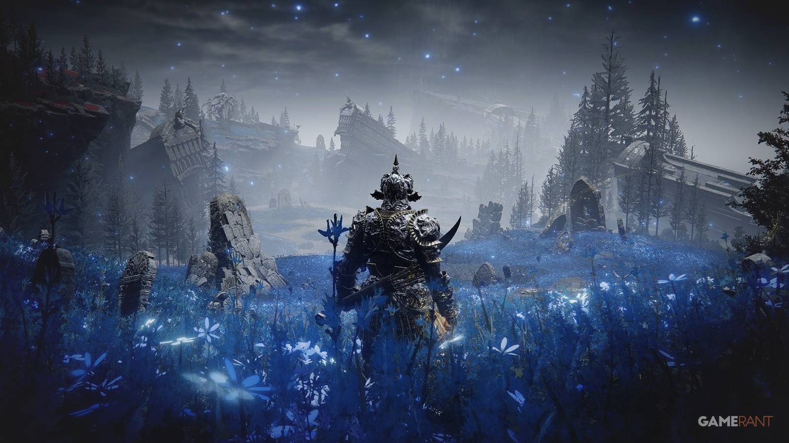 Elden Ring Shadow of the Erdtree Cerulean Coast screenshot blue landscape high grass