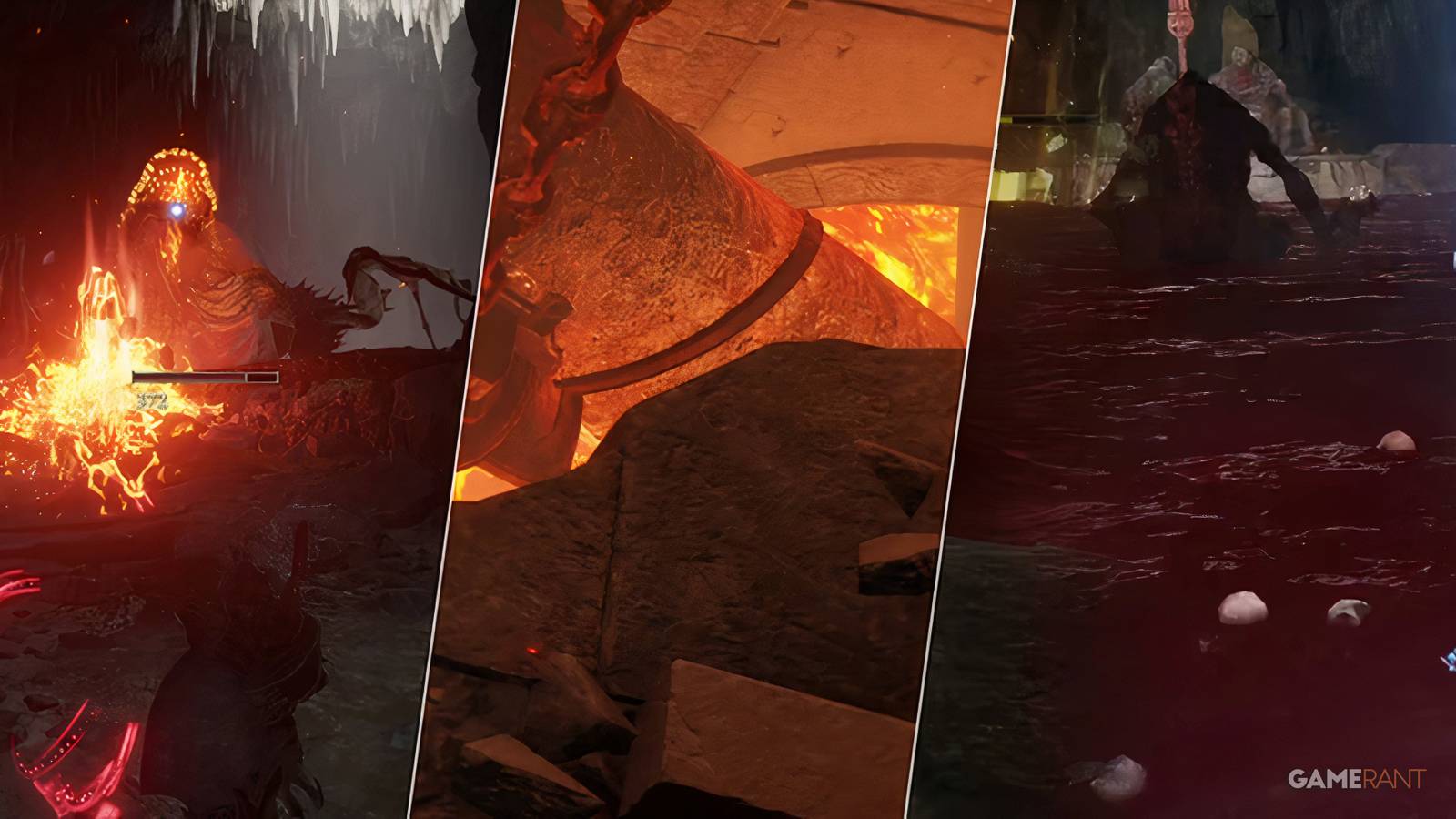 Elden Ring SOTE - Different Dungeons Split Image