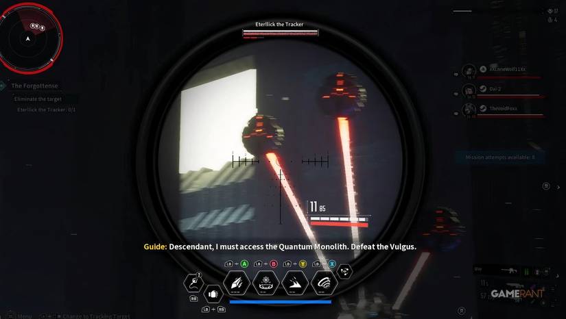 eterllick the tracker tips first descendant