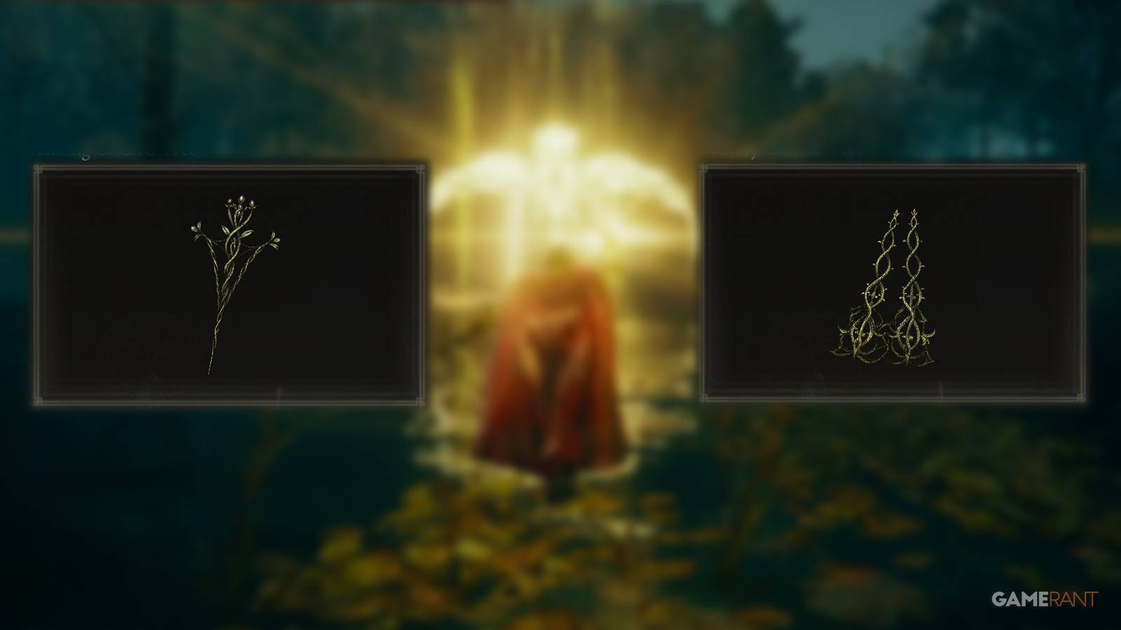 Featured Image, elden ring shadow of the erdtree, how to get lacerating and retalitaroy crossed-tree talismans