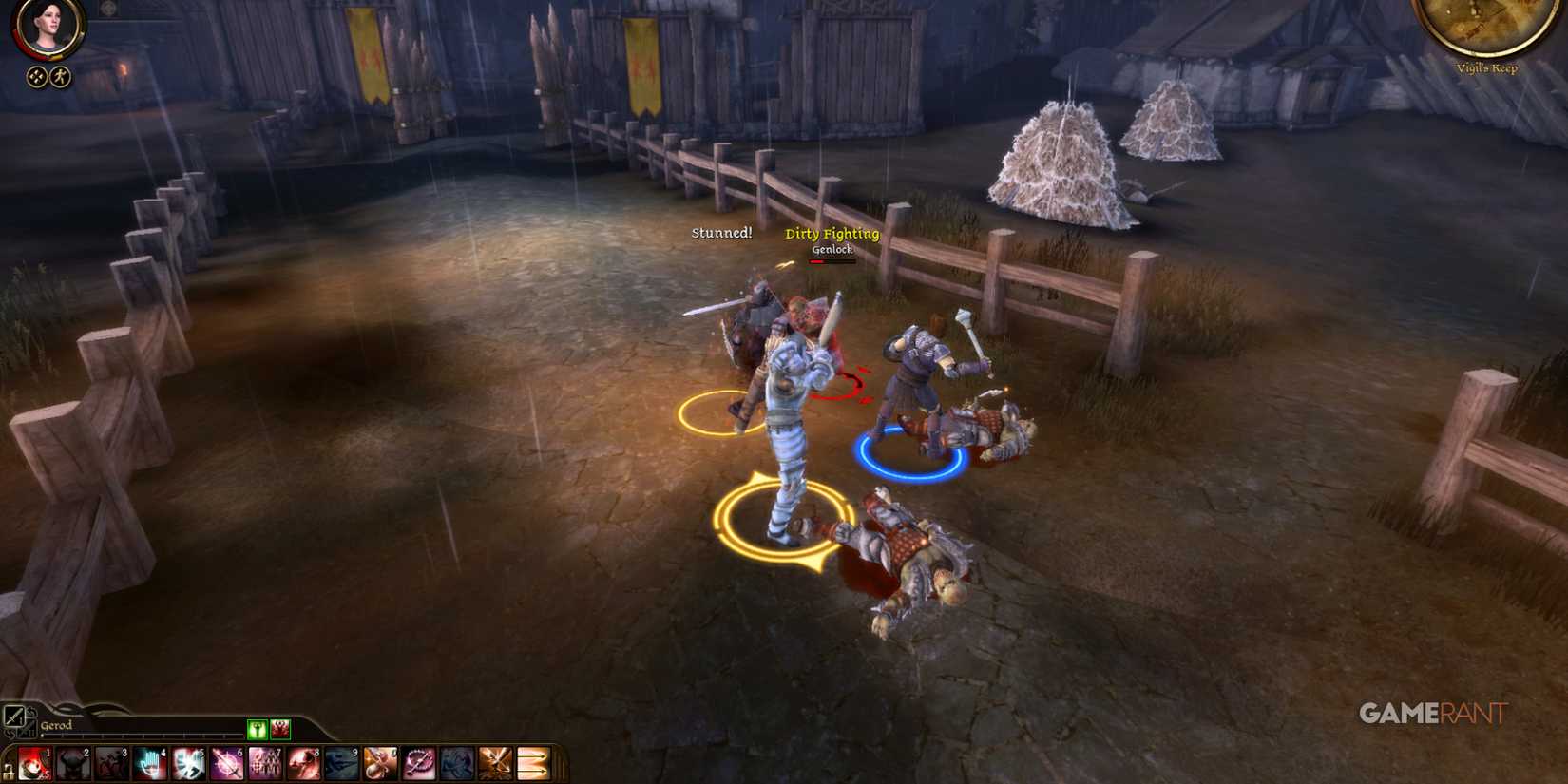 Fight against monsters in Dragon Ages Origins DLC