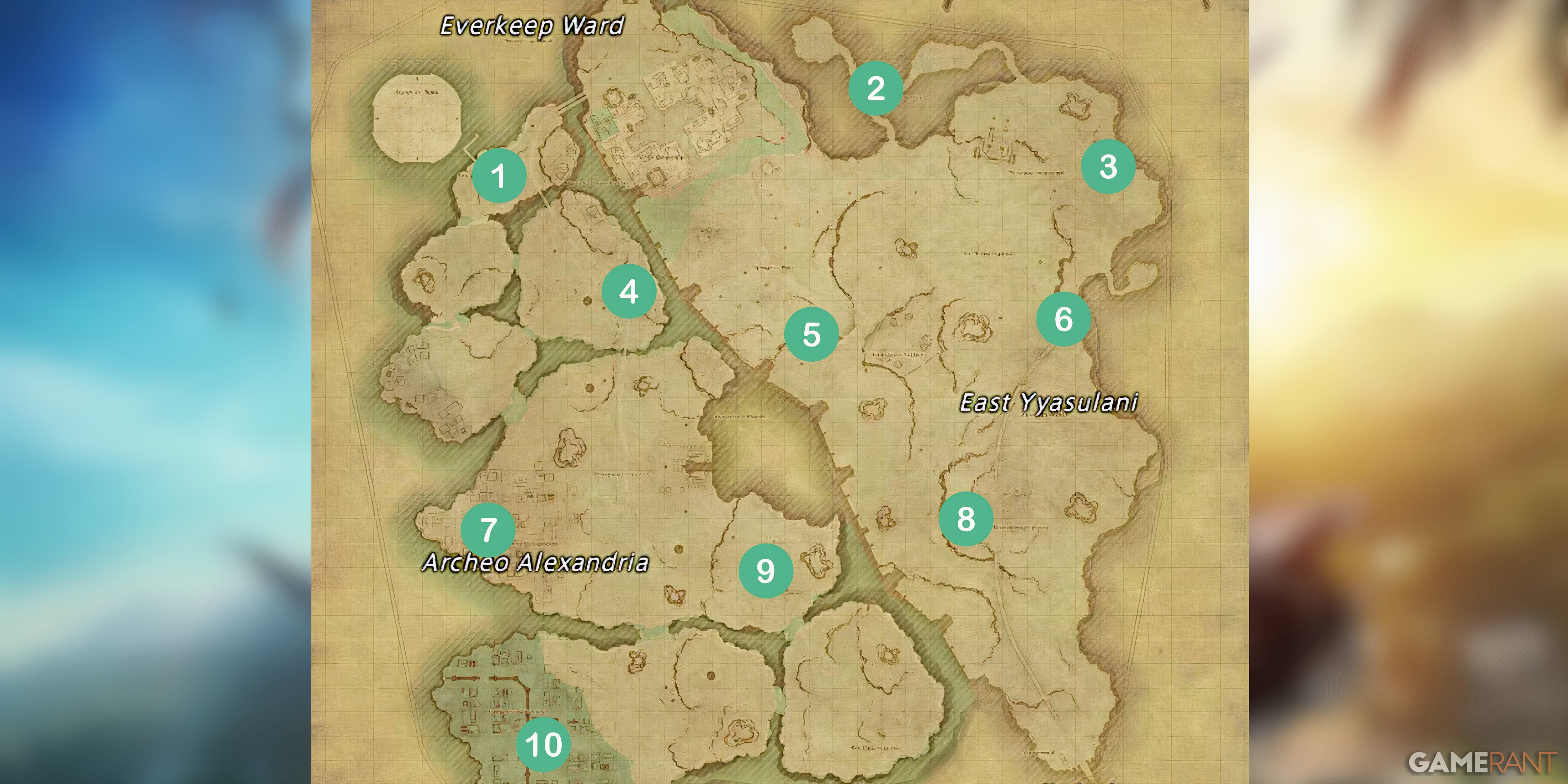 FF14: All Aether Current Locations in Dawntrail