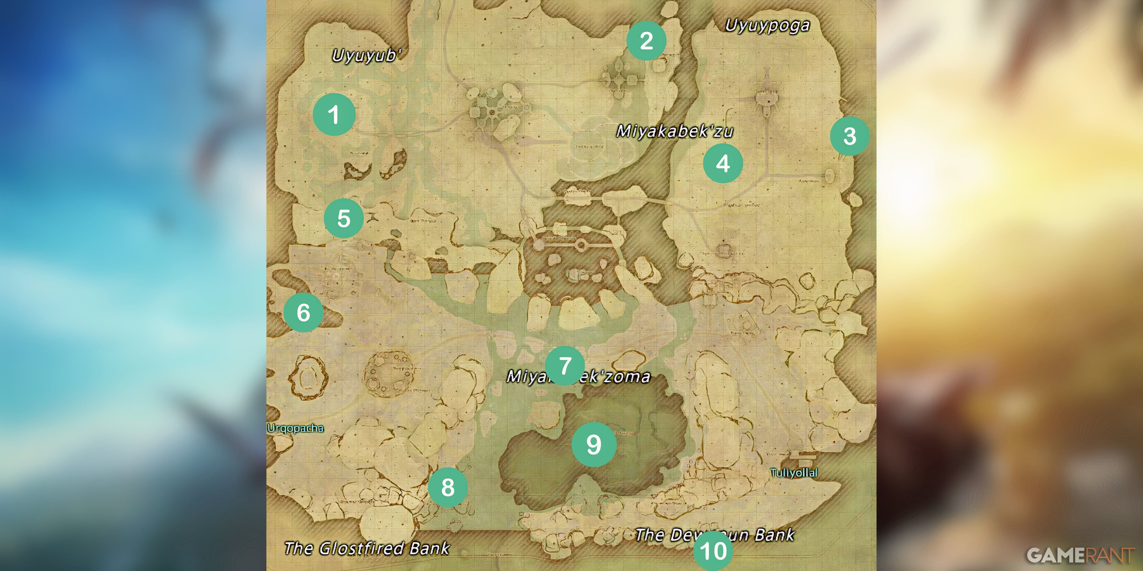 FF14: All Aether Current Locations in Dawntrail