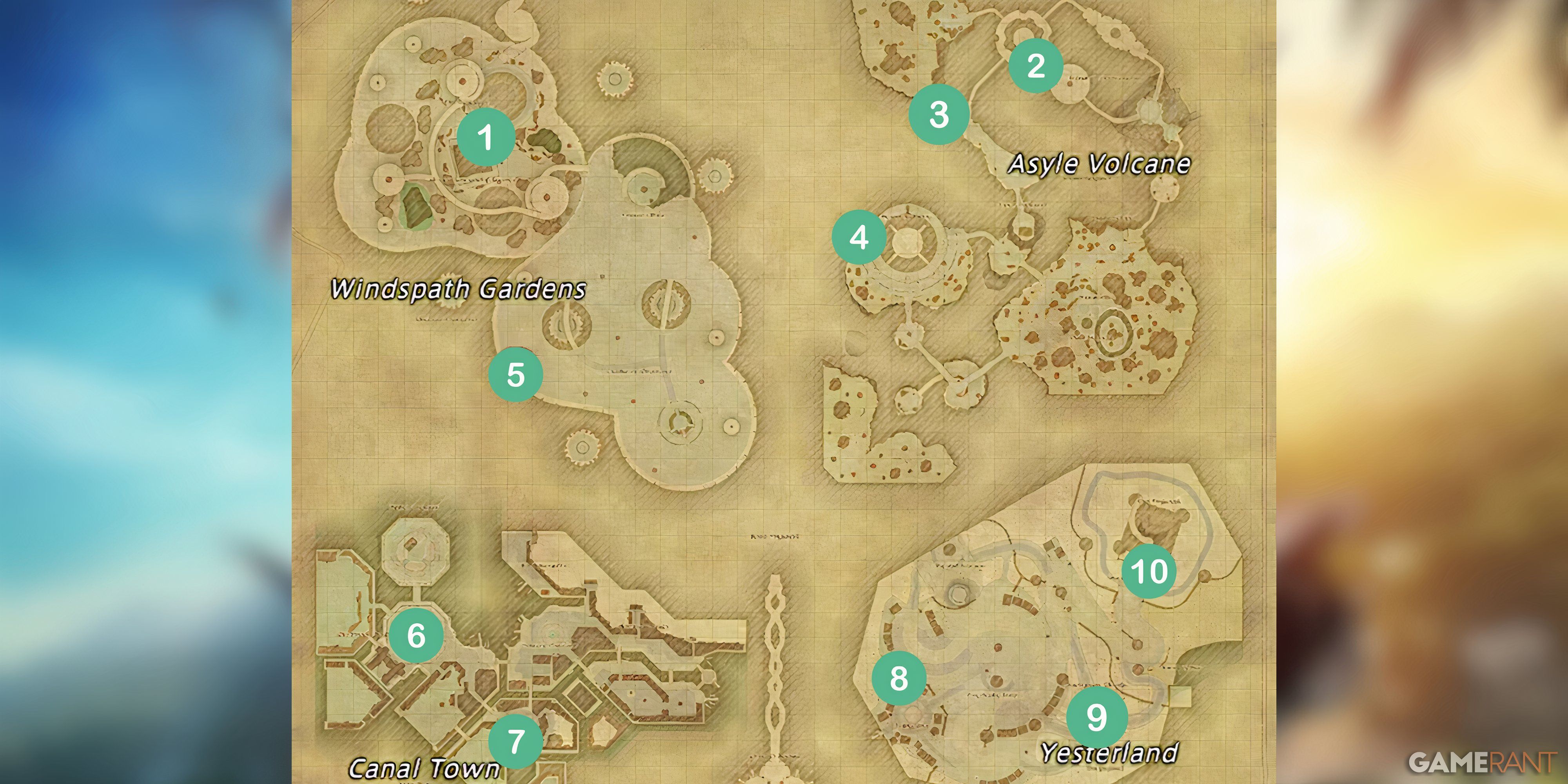 FF14: All Aether Current Locations in Dawntrail