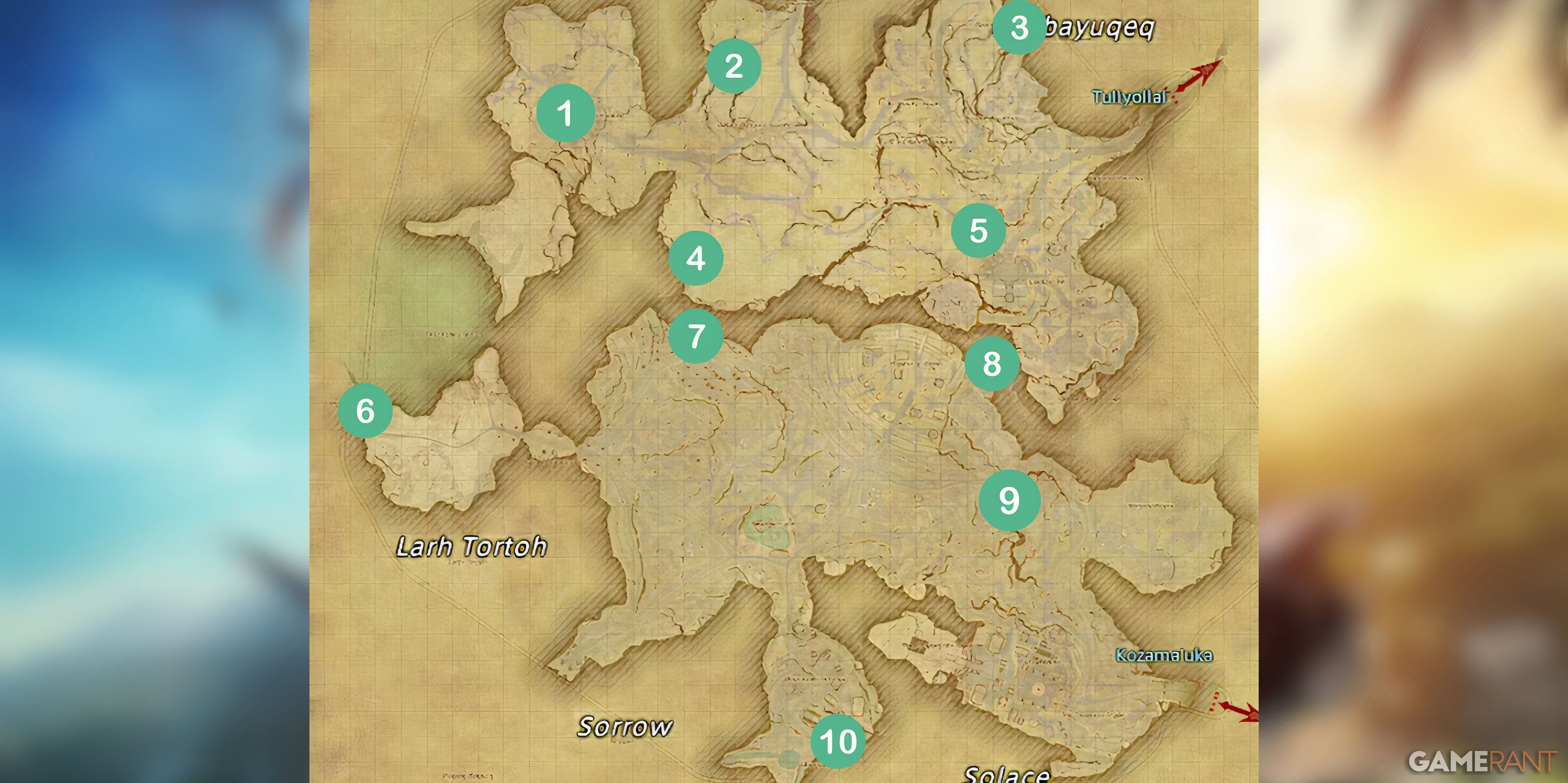 FF14: All Aether Current Locations in Dawntrail