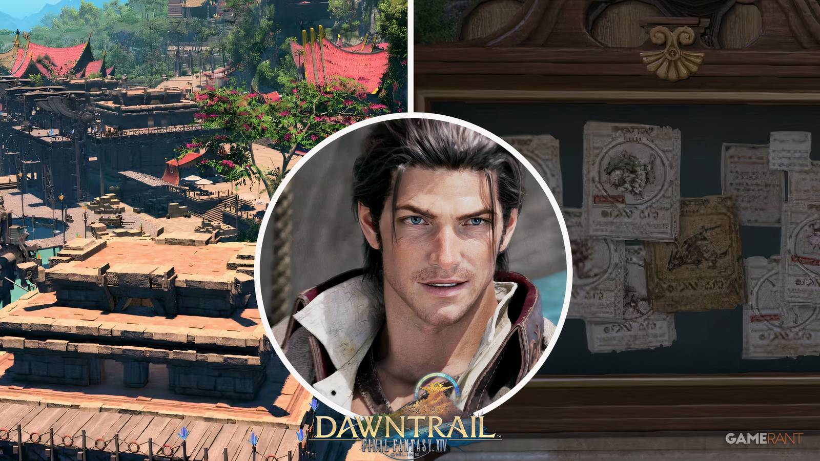 Final Fantasy 14 - The Hunt Split Image