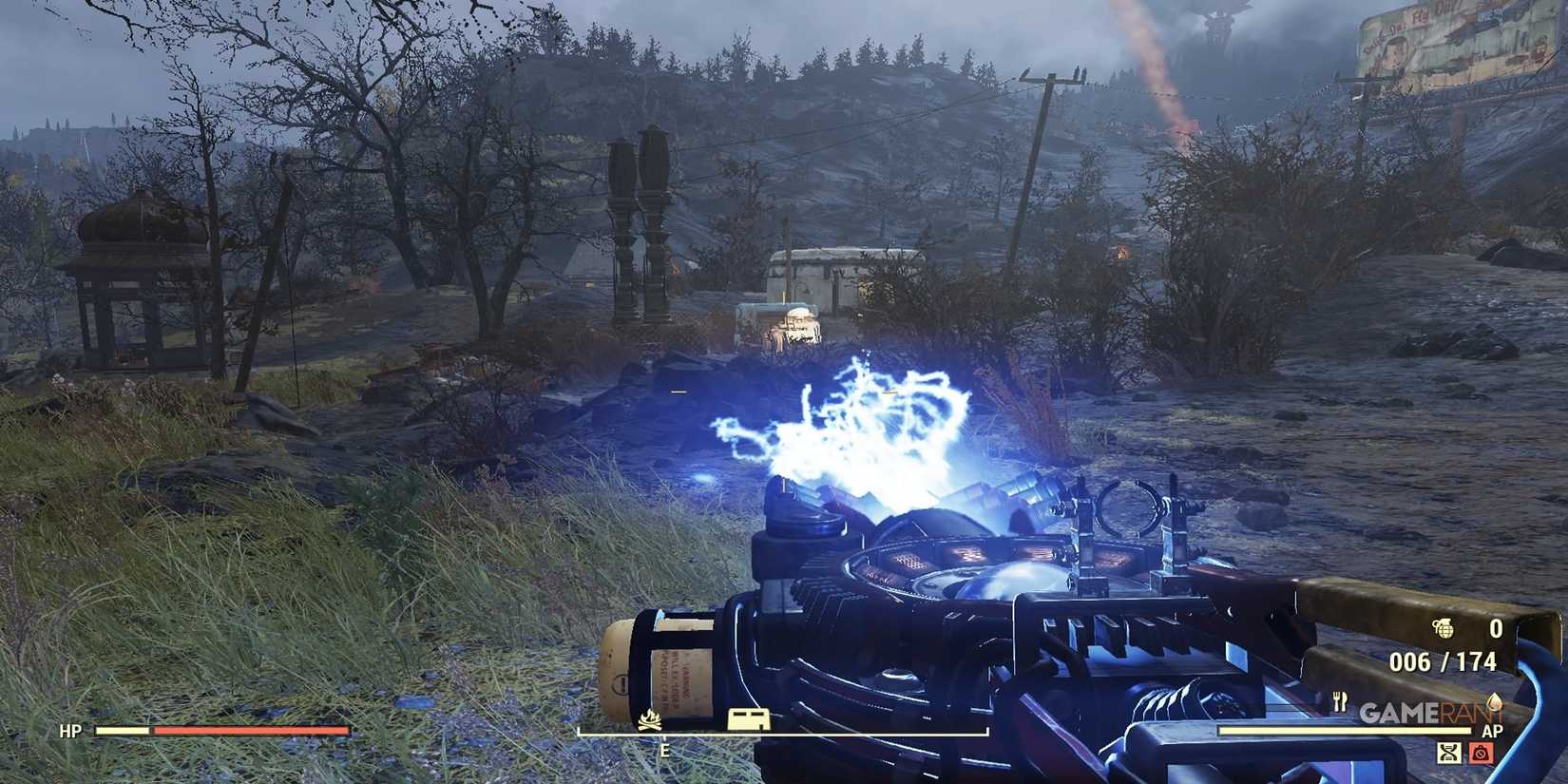Firing The V63-BERTHA in Fallout 76