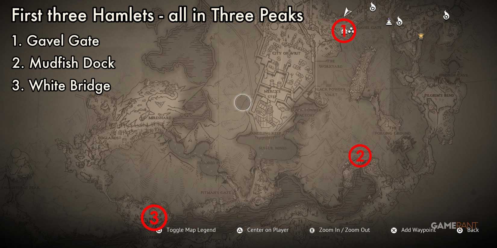 Flintlock-Healing-Flask-Upgrades-Three-Peaks-Map