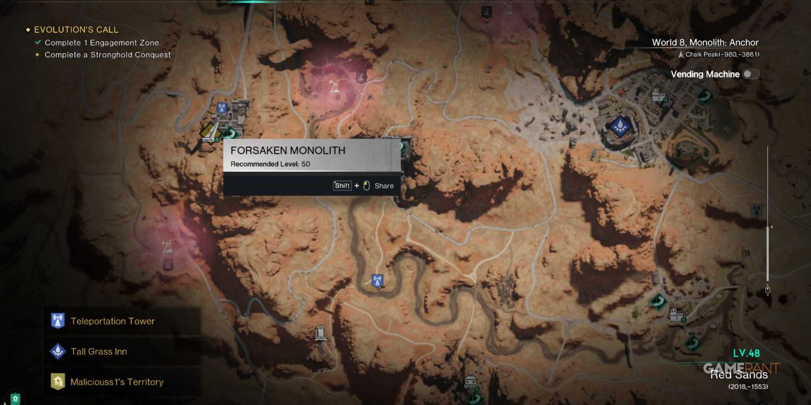 Foresaken Monolith Is A Good Place To Farm Loot In Once Human