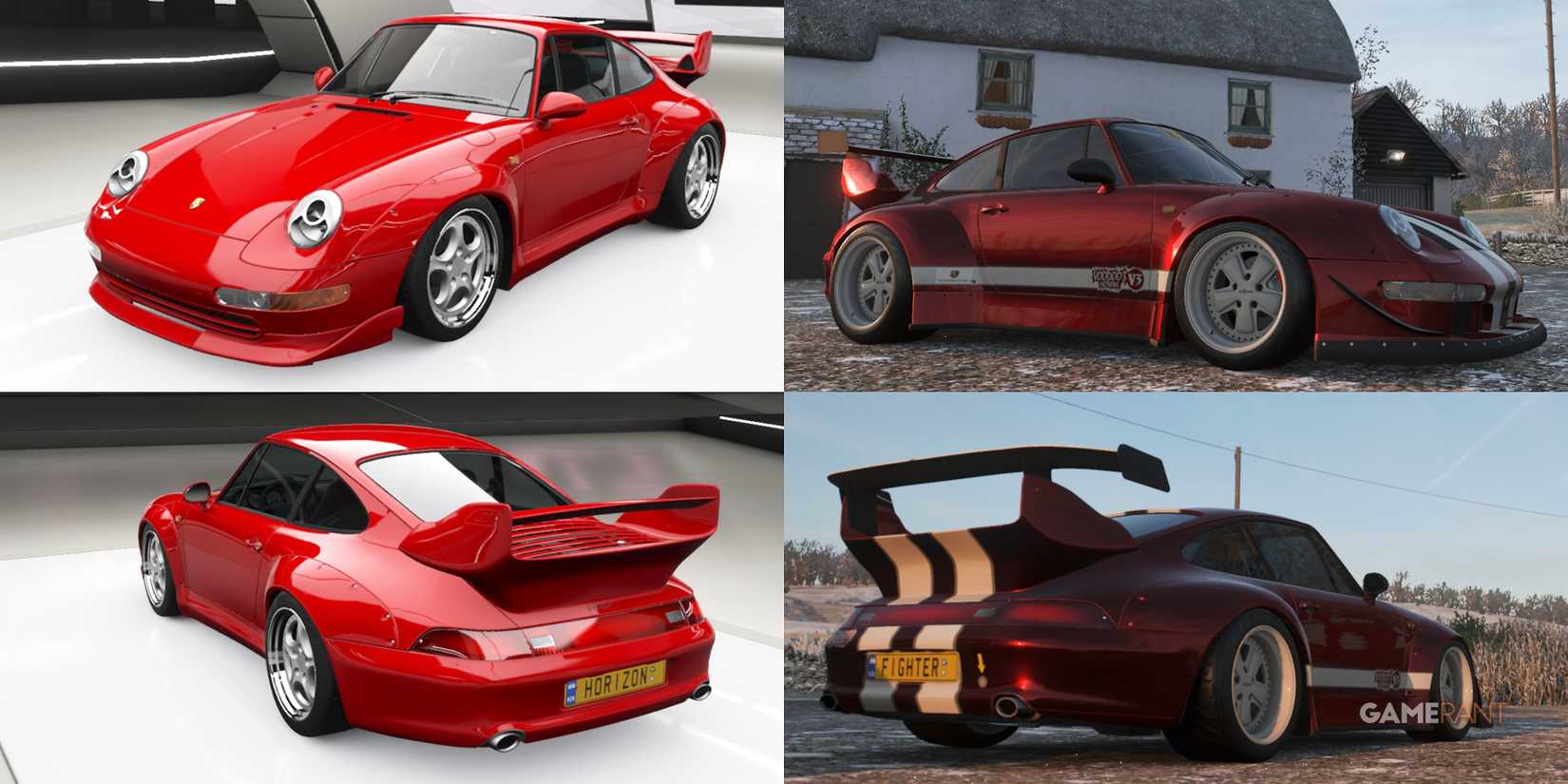 Forza Horizon 4 Porsche 911 GT2 1995 RWB Rauh-Welt Begriff Widebody Kit