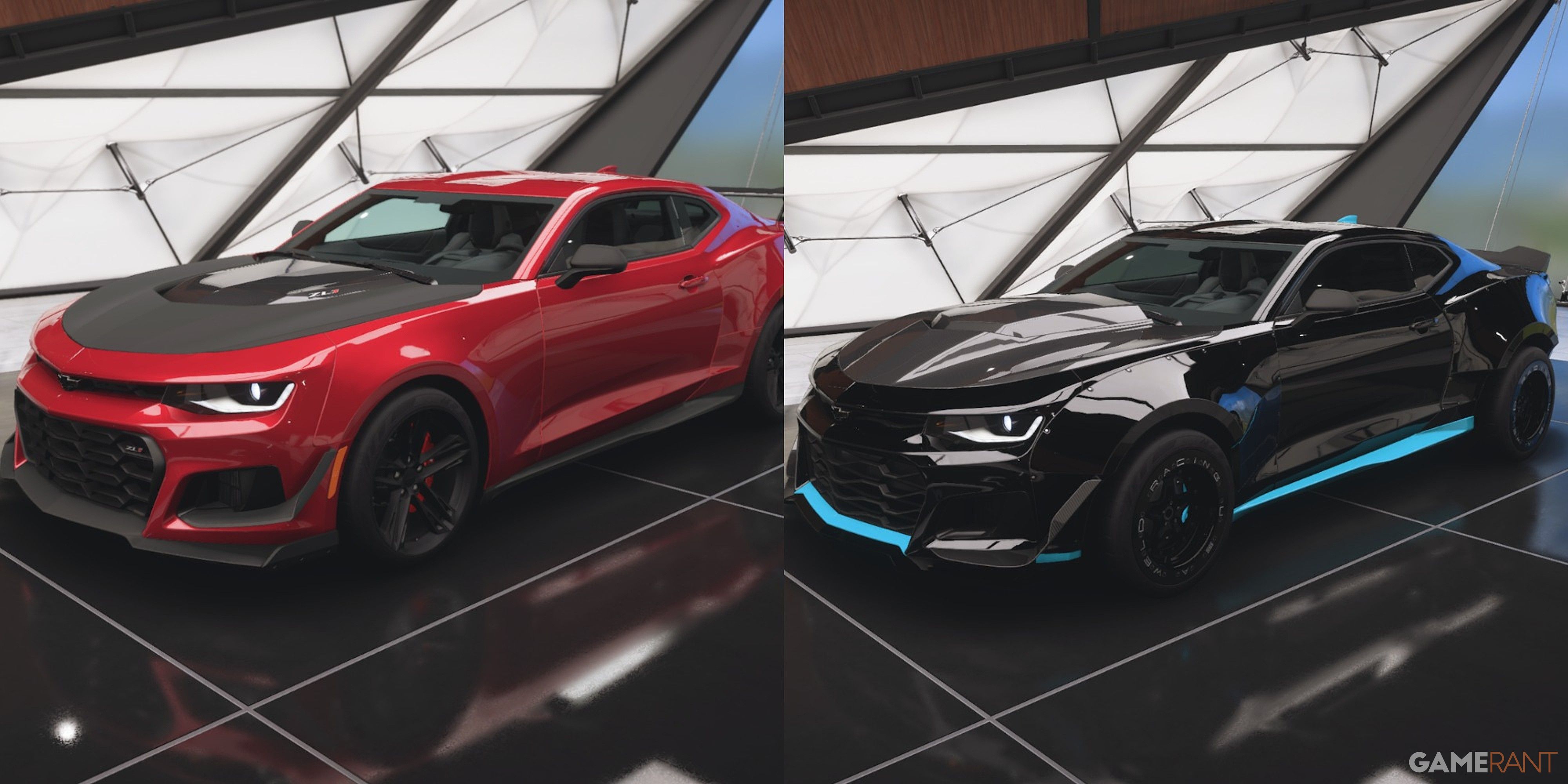 Forza Horizon 5 Chevrolet Camaro ZL1 1LE Widebody Comparison