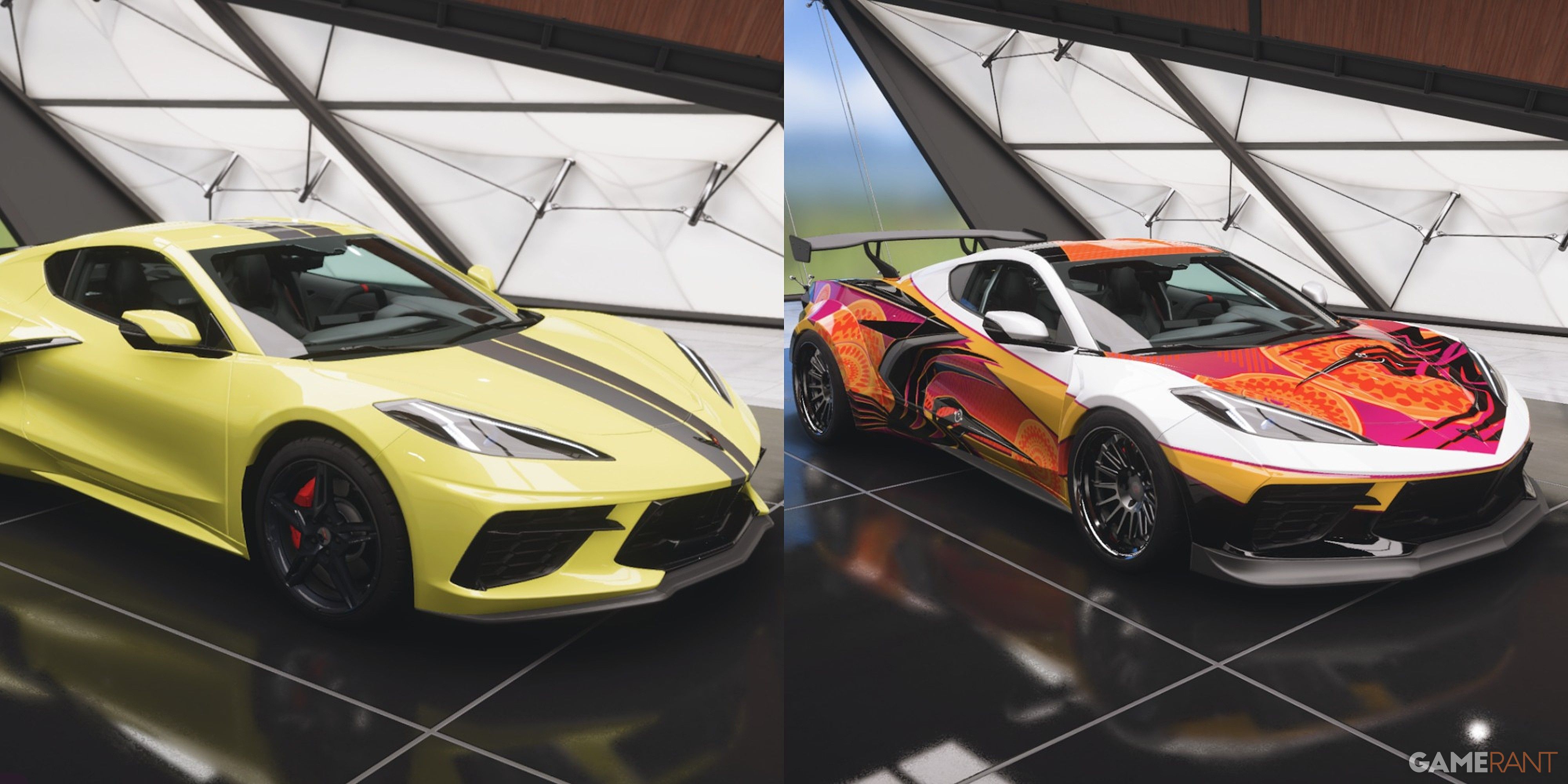 Forza Horizon 5 Chevrolet Corvette Stingray Coupe Widebody Comparison