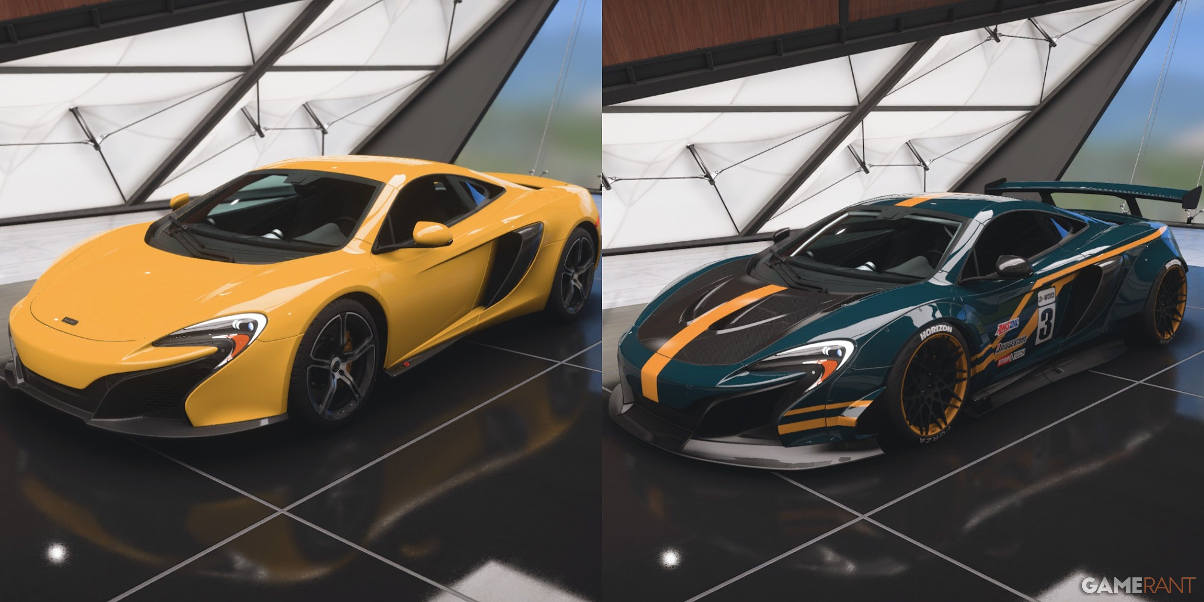 Forza Horizon 5 McLaren 650S Widebody Comparison