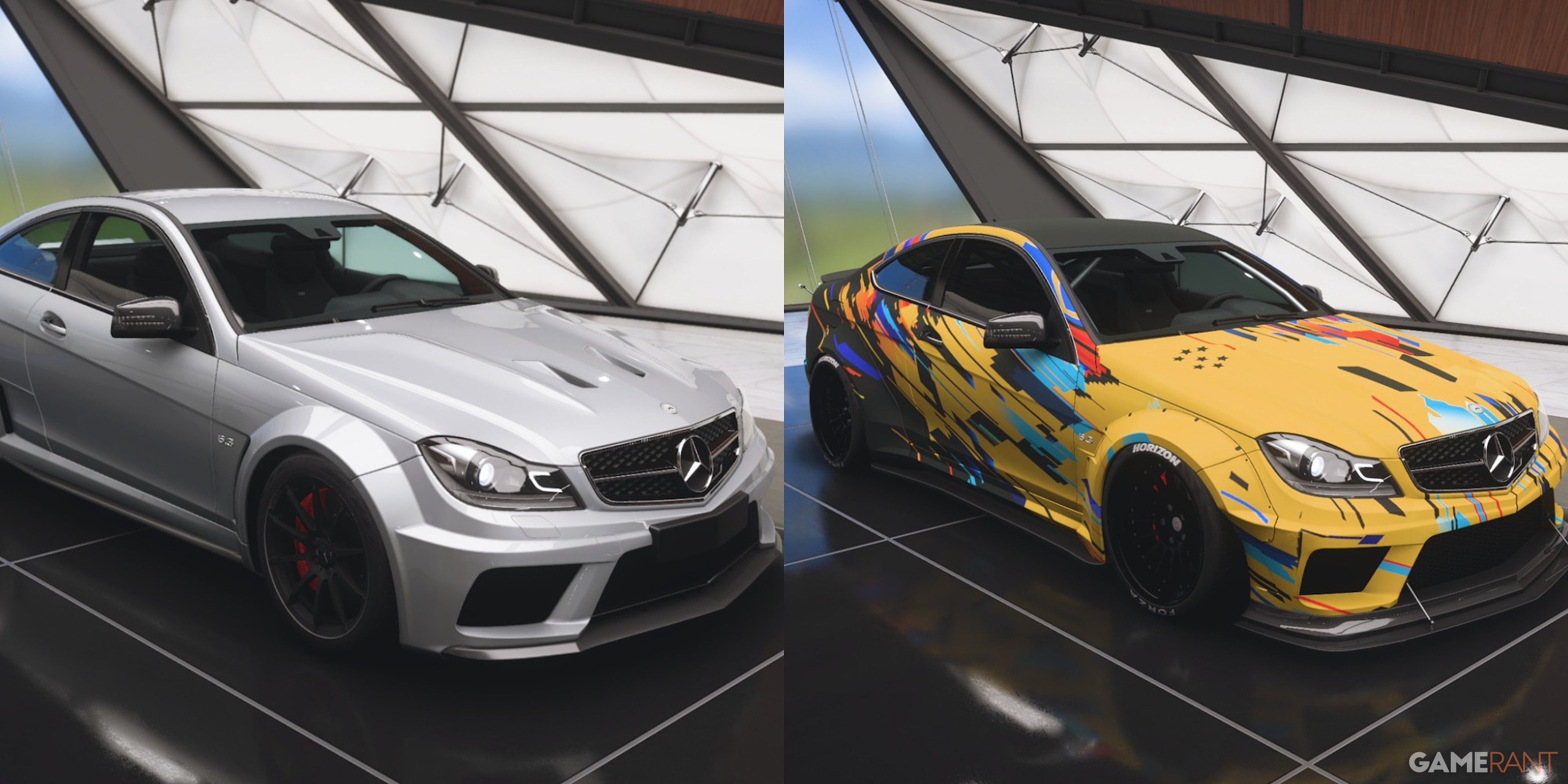 Forza Horizon 5 Mercedes-Benz C 63 AMG Widebody Comparison