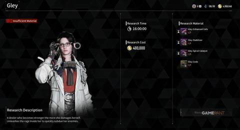 gley anais crafting first descendant materials