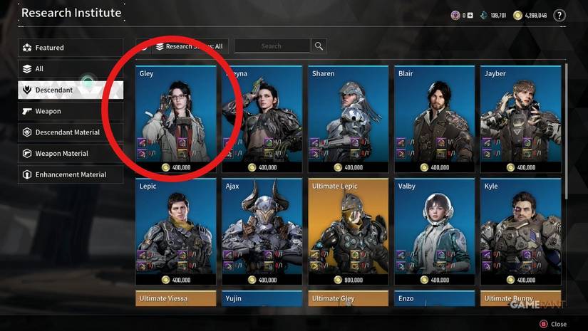 gley crafting anais albion descendant