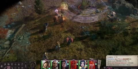 group of 6 heroes against monsters in Wrath of The Righteous