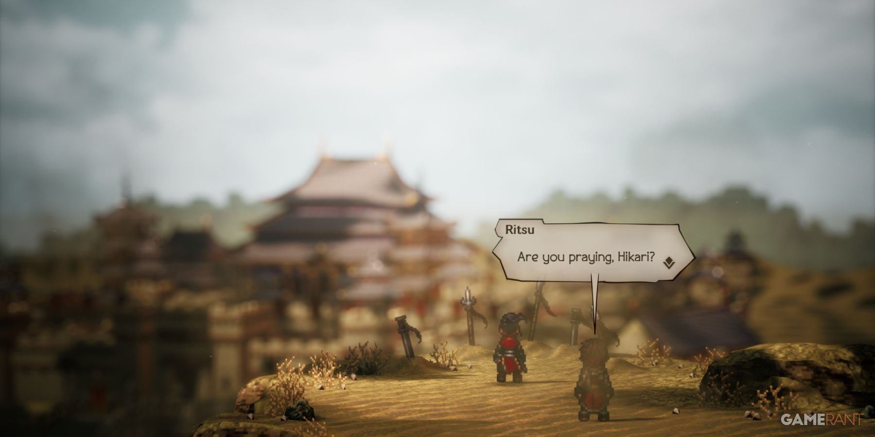 Octopath Traveler 2 Where To Find Every Rusty Weapon Armsmaster Guide   Hikari And Ritsu Talking In Octopath Traveler 2 