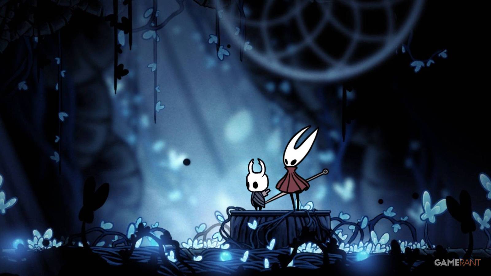 Hollow Knight Abyss Hornet and Knight