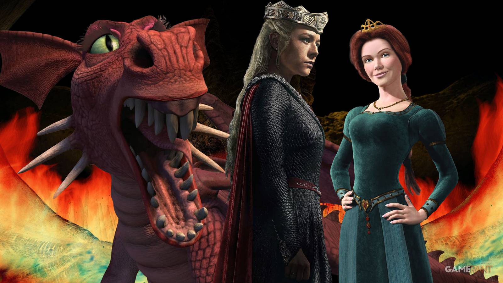 house-of-the-dragons-parallels-with-shrek-dragon-rhaenyra-fiona