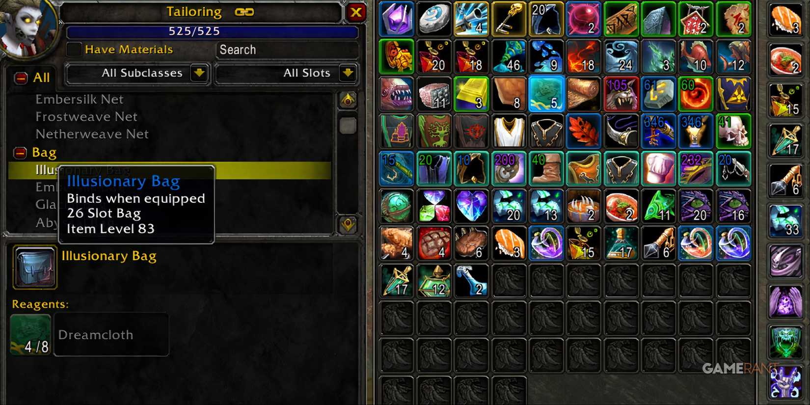 illusionary bag world of warcraft cataclysm 