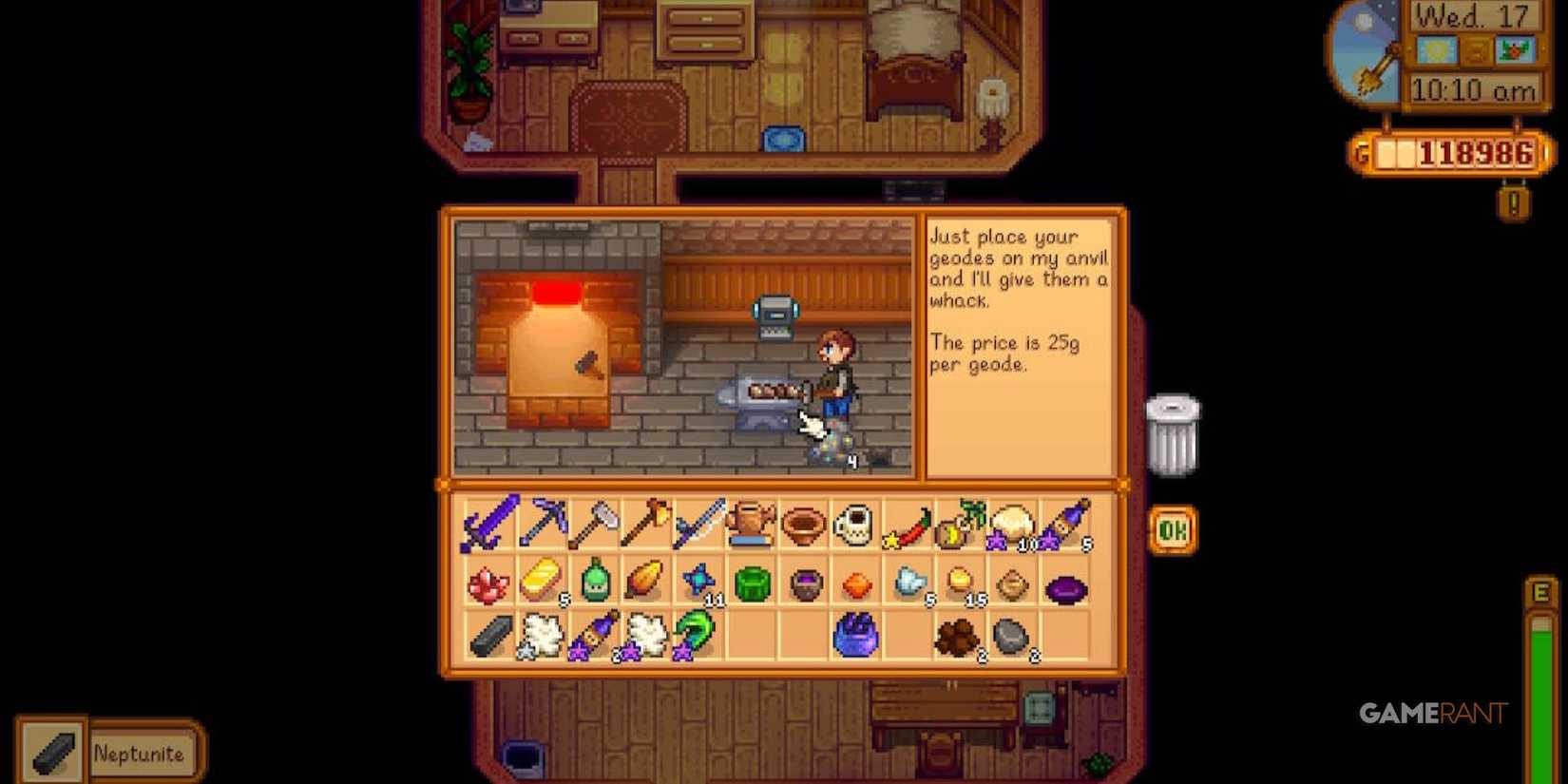 stardew valley dwarf gadget geode