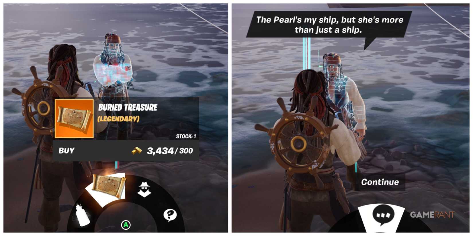 jack sparrow npc interactions