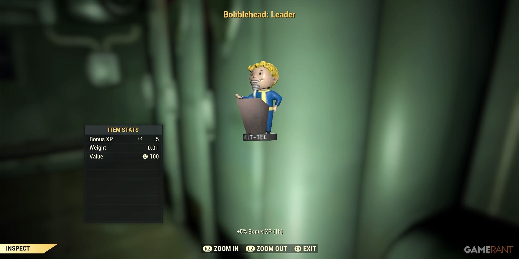 Leader Bobblehead in Fallout 76