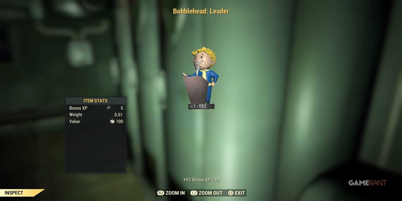 Leader Bobblehead in Fallout 76
